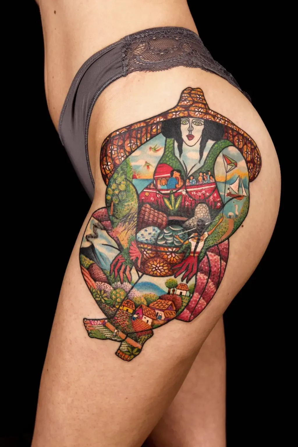 Travel Memories, tattoo by Fernando