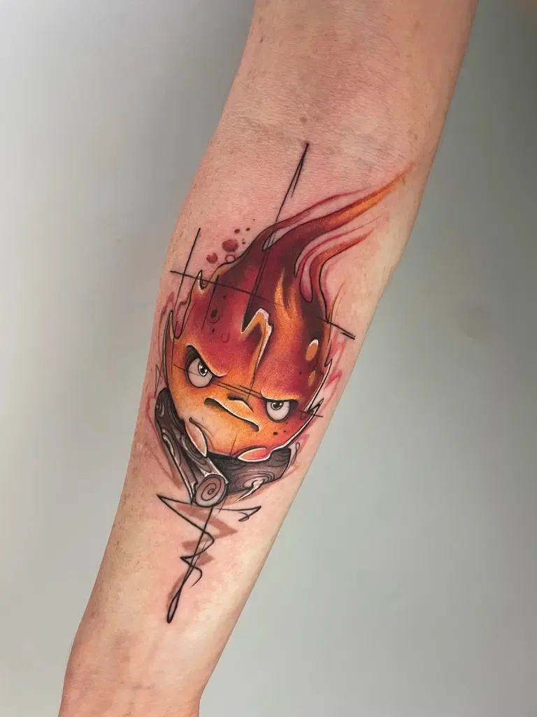 The Salvation of Calcifer, tattoo by Fernando