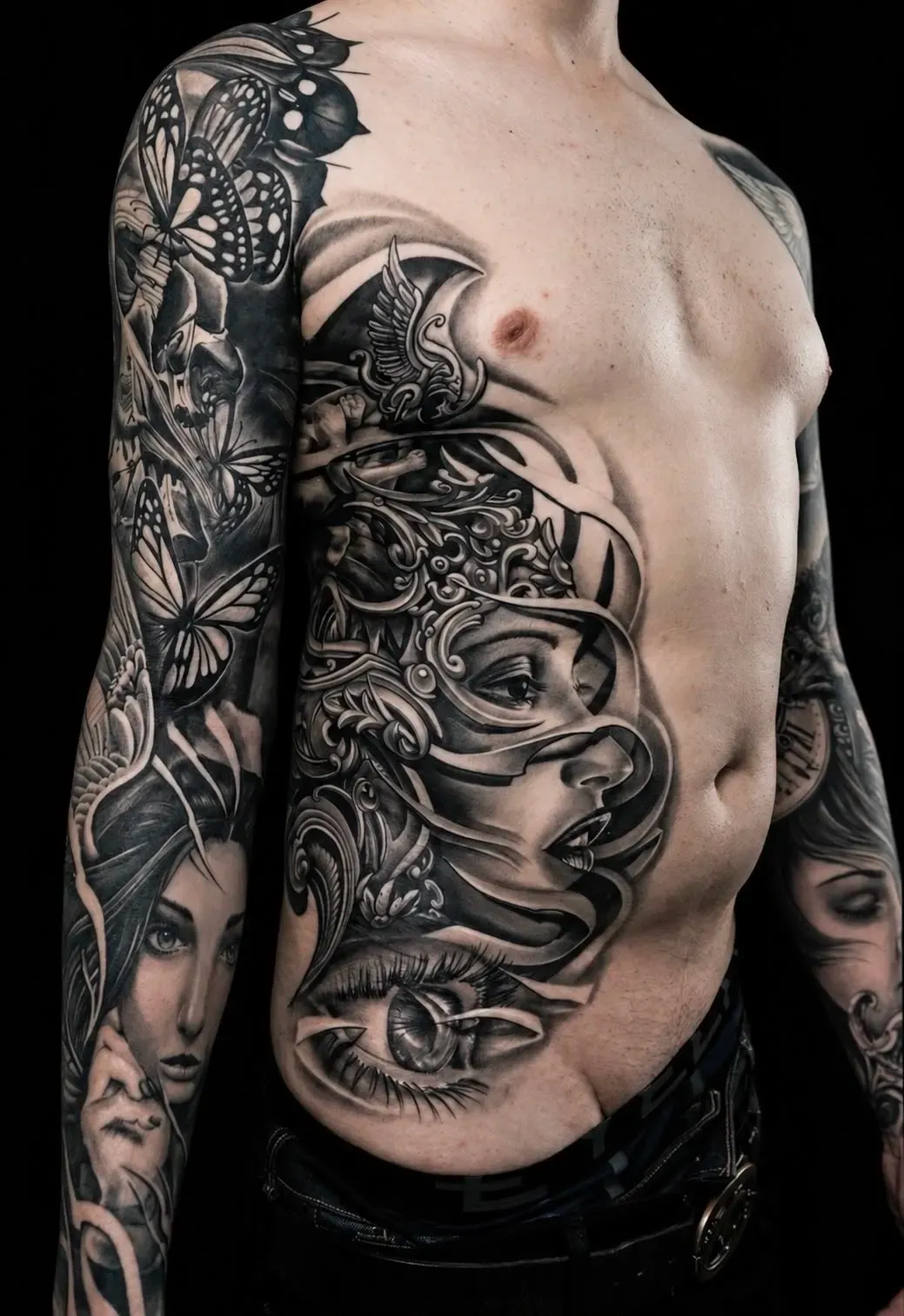 Surreal Flow, tattoo by Javier Obregón