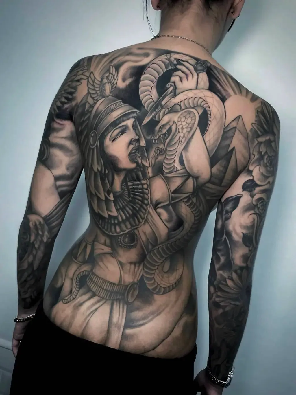 Cleopatra, tattoo by Kaue Ochoski