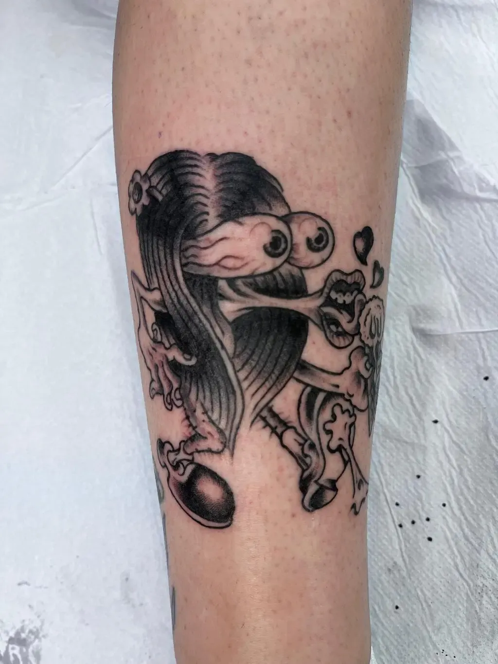Wolverton Lover, tattoo by Marcel