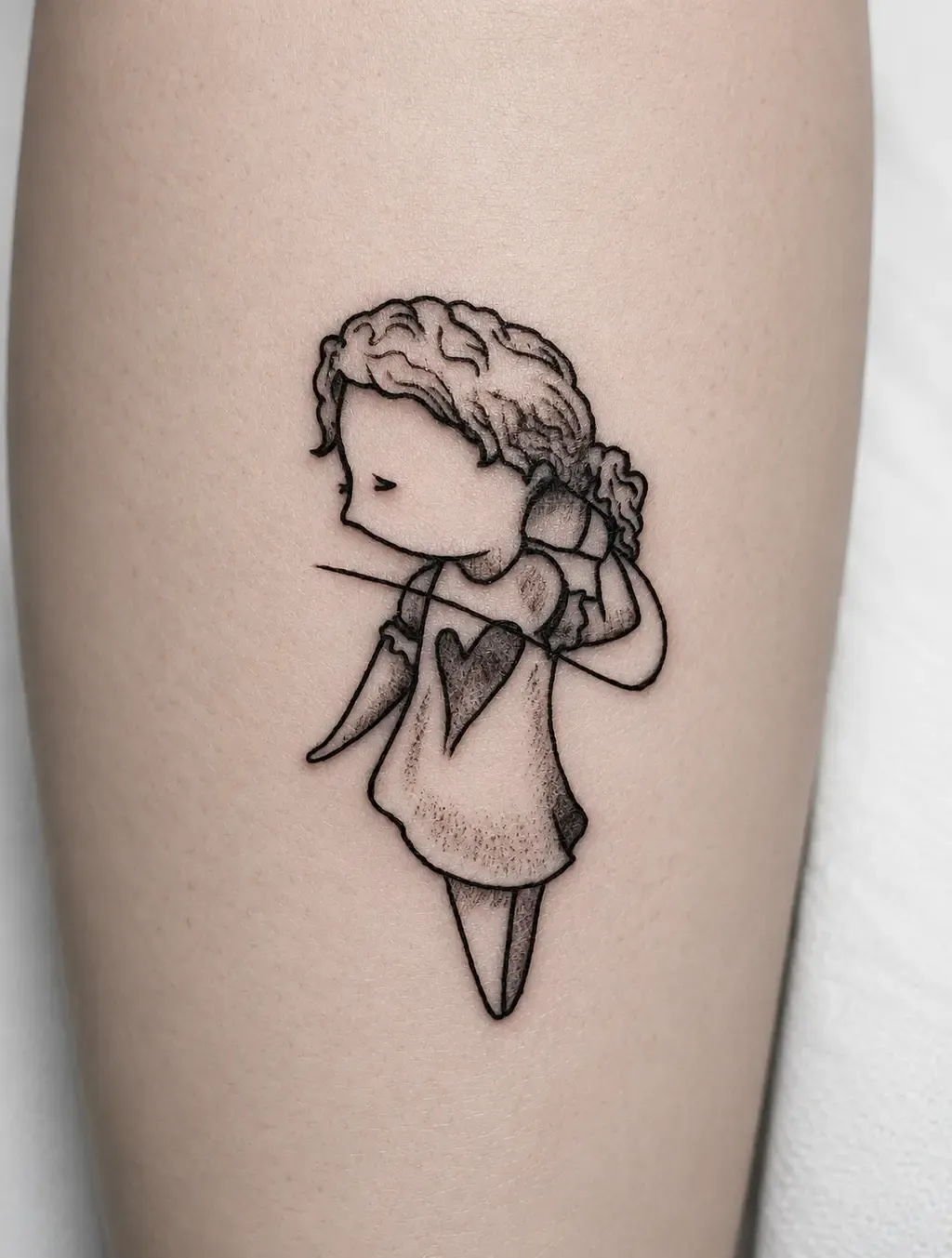 I Am Listening, tattoo by Ramiro Miret