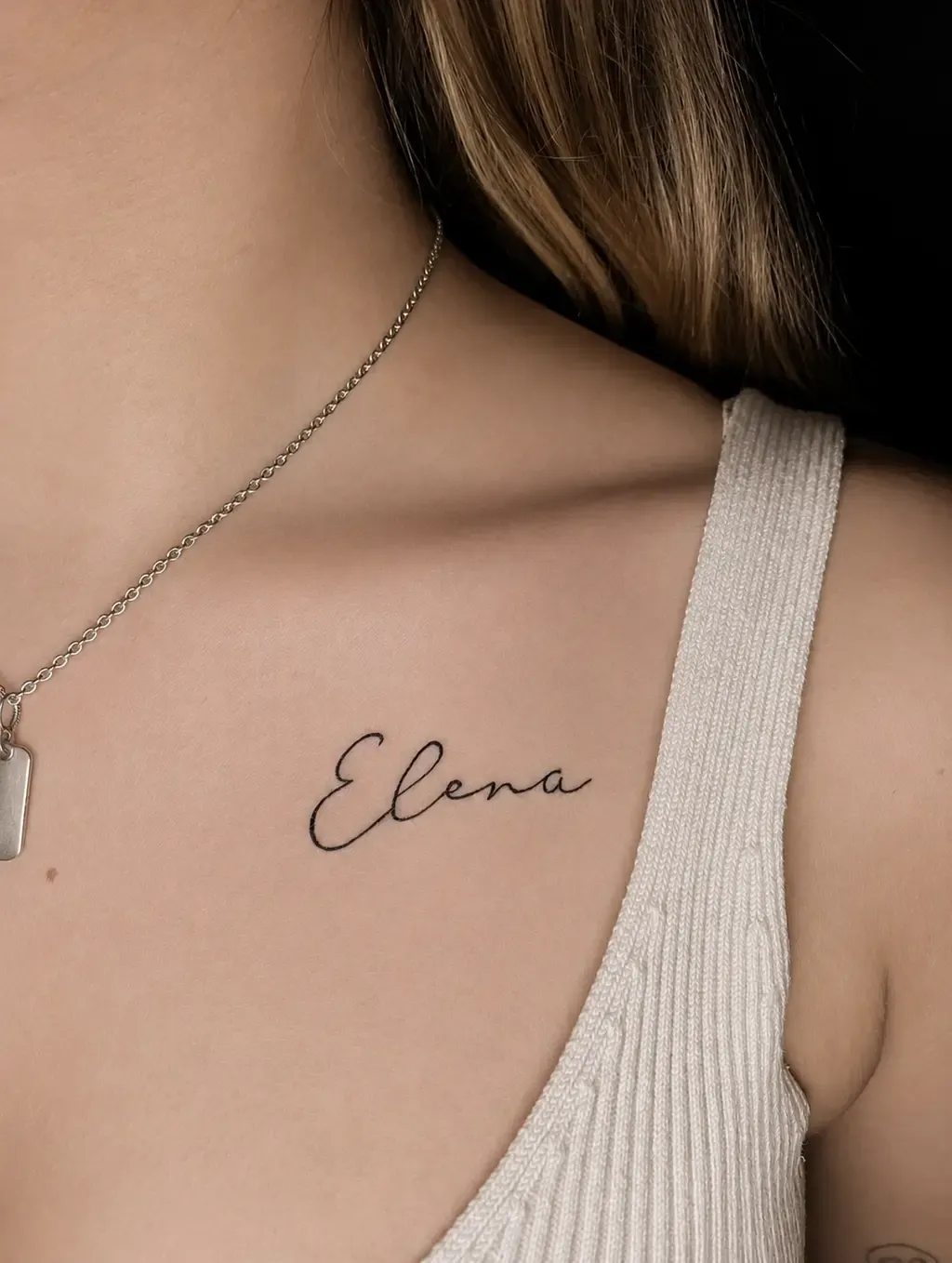 Elena, tattoo by Ramiro Miret